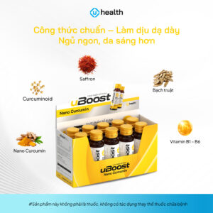 Thành phần nổi bật của uBoost Nano Curcumin